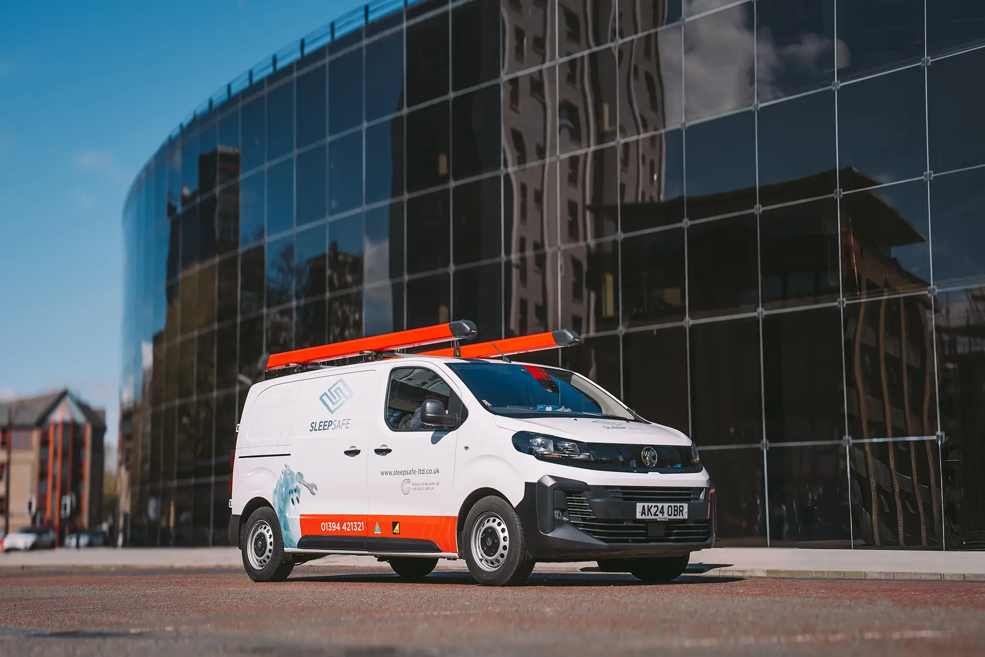 Sleepsafe van in Ipswich